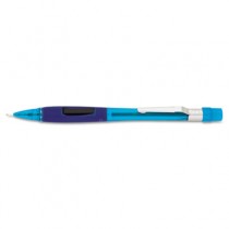 Quicker Clicker Mechanical Pencil, 0.50 mm, Transparent Blue Barrel
