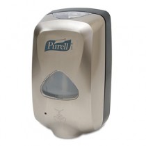 TFX Touch-Free Sanitizer Dispenser, 1200mL, 6w x 4d x 10-1/2h, Nickel Finish