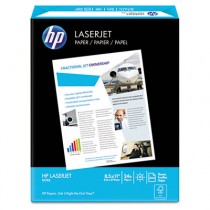 LaserJet Paper, 98 Brightness, 24lb, 8-1/2 x 11, Ultra White, 500 Sheets/Ream