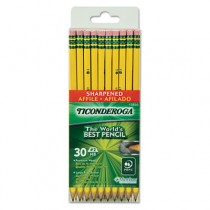 Pre-Sharpened Pencil, #2, Yellow Barrel, 30/Pack