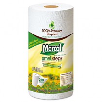 Small Steps Premium Recycled Mega Roll Paper Towels, White