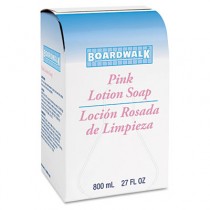 Mild Cleansing Pink Lotion Soap, Pleasant Scent, Liquid, 800ml Box