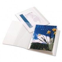 ClearThru ShowFile Presentation Book, 12 Letter-Size Sleeves, Clear