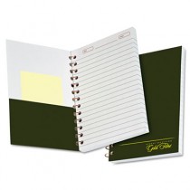 Gold Fibre Personal Notebook, College/Med Rule, 5 x 7, Classic Green, 100 Sheets