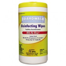 Disinfecting Wipes, 8 x 7, Lemon Scent, 75/Canister