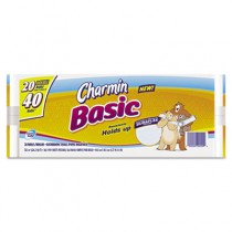 Basic Big Roll, One-Ply, White