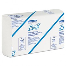 SCOTT SLIMFOLD Towels, 7 1/2 x 11 3/5, White, 110 Towels/Pack