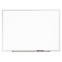Classic Melamine Whiteboard, 36 x 24, Silver Aluminum Frame