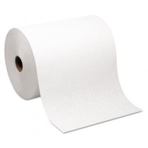 Hardwound Roll Paper Towel, Nonperforated, 7.87 x 1000 ft, White