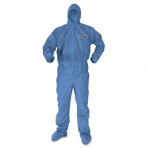 KleenGuard Ultra A60 Elastic-Cuff Hood & Boot Coveralls, Blue, X-Large