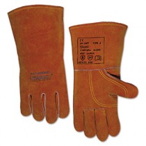 Quality Welding Gloves, Bucktan, Large