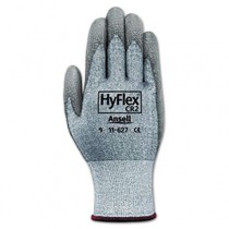 HyFlex 627 Light-Duty Gloves, Size 10, Dyneema/Lycra/Polyurethane, Gray