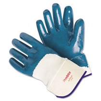 Predator Nitrile Gloves, Blue/White, Large
