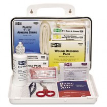 ANSI Plus #25 Weatherproof First Aid Kit, 143 Pieces, Plastic Case
