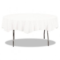 Octy-Round Tablecovers,82dia, White
