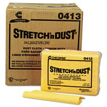 Stretch ?n Dust Cloths, 12 3/5 x 17, Yellow