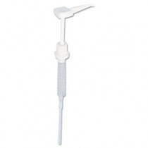 Econo Dispensing Pump, Cap (38 mm) with 10-3/4" Tube, Fits 1gal Bottles, White