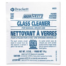 Beer Clean Glass Cleaner, Unscented, Powder, 1/2 oz. Packet