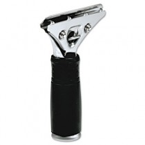 Pro Stainless Steel Squeegee Handle with Black Rubber Grip