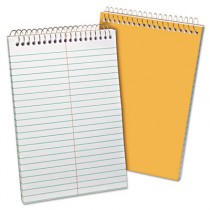 Envirotec Recycled Steno Book, Gregg Rule, 6 x 9, White, 80 Sheets
