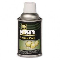 Metered Dry Deodorizer Refills, Lemon Peel, 7oz, Aerosol