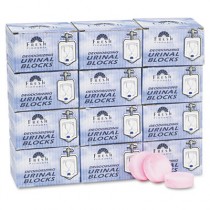 Urinal Deodorizer Blocks, 4oz, Cherry Fragrance
