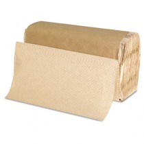 Singlefold Paper Towels, 9 x 9 9/20, Kraft, 250/Pack
