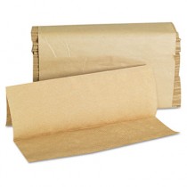 Folded Paper Towels, Multifold, 9 x 9 1/2, Kraft