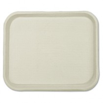 Savaday Molded Fiber Food Trays, 9 x 12 x 1, White, Rectangular