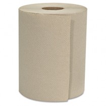 Hardwound Roll Towels, Kraft, 1-Ply, Natural, 8" x 800ft