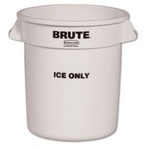 Brute Ice-Only Container, 10gal, White