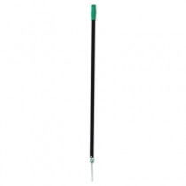 People?s Paper Picker Pin Pole, 42in, Black/Stainless Steel