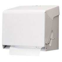 Crank Roll Towel Dispenser, White, Steel, 10 1/2 x 11 x 8 1/2