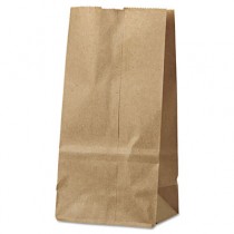 2# Paper Bag, 30-lb Base Weight, Brown Kraft, 4-5/16x2-7/16x7-7/8, 500-Bundle