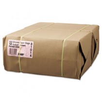 12# Paper Bag, 57-lb Base, Brown Kraft, 7-1/16 x 4-1/2 x 13-3/4, 500-Bundle