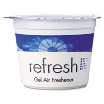 Re-Fresh Gel Air Freshener, Lemon, 4.6oz, Cassette