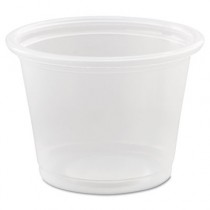 Conex Polypropylene Portion Container, Clear, 1 oz, 125/Bag