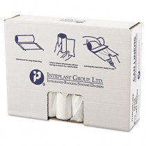 High-Density Can Liner, 33 x 39, 33-Gallon, 13 Micron Equivalent, Clear, 25/Roll