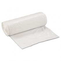 Low-Density Can Liner, 30 x 36, 30-Gallon, .80 Mil, White, 25/Roll