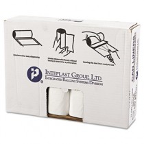 High-Density Can Liner, 33 x 39, 33-Gallon, 16 Micron Equivalent, Clear, 25/Roll
