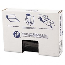 Low-Density Can Liner, 43 x 47, 56-Gallon, .90 Mil, Black, 25/Roll