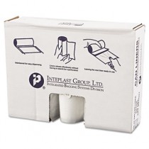 High-Density Can Liner, 40 x 46, 45-Gallon, 14 Micron Equivalent, Clear, 25/Roll