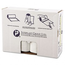 High-Density Can Liner, 43 x 48, 60-Gallon, 17 Micron, Clear, 25/Roll