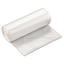 High-Density Can Liner, 24 x 33, 16-Gallon, 5 Micron, Clear, 50/Roll