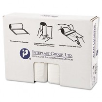 High-Density Can Liner, 33 x 40, 33-Gallon, 17 Micron, Clear, 25/Roll