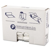 High-Density Can Liner, 30 x 37, 30-Gallon, 10 Micron, Clear, 25/Roll