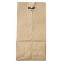 4# Paper Bag, 30-Pound Basis Weight, Brown Kraft, 5 x 3.33 x 9-3/4, 500-Bundle
