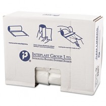 High-Density Can Liner, 30 x 37, 30-Gallon, 16 Micron, Clear, 25/Roll