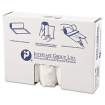 High-Density Can Liner, 40 x 48, 45-Gallon, 12 Micron, Clear, 25/Roll