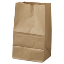 20# Squat Paper Bag, 40-lb Base, Brown Kraft, 8-1/4x5-15/16x14-3/8, 500-Bundle
